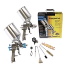 Devilbiss Startingline 802343 Hvlp Gravity Feed Auto Paint, Primer Spray Gun Kit. Fixed Price $299.99.