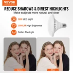 Vevor Softbox Lighting Kit 24 30W 5500K Led Bulbs Adjustable Stand. Fixed Price $60.58.