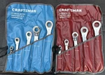 Sears Craftsman Usa Nos 10PC Ratcheting Box Wrench Sets Offset Metric Sae W/roll. Fixed Price $299.00.