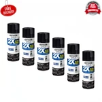 Black, Rust-oleum American Accents 2X Ultra Cover Gloss Spray Paint 12 Oz 6 Pack. Fixed Price $41.99.