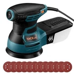Tacklife 5 Inch Random Orbital Palm Sander With 12 Pcs Paper Discs PRS01AS. Fixed Price $38.00.