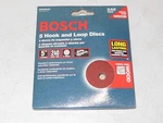 Bosch SR5R240 5" Hook Loop 8 Hole Sanding Discs Grit Pack. Fixed Price $10.99.