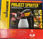 Wagner Project Sprayer Paint Handheld Electric/ New Open Box. Fixed Price $49.00.