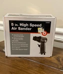 5" High Speed Pneumatic Air Sander- Powerful 1/2HP Ball Bearing Motor-new Sealed. Fixed Price $32.99.