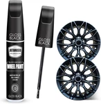 Gloss Black Rim Touch Up Paint Wheel Repair Kit Curb Rash Quick And Easy. Fixed Price $13.99.