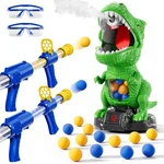 Niplooow Dinosaur Shooting Toys For Kids 3-5 Years, Medium, 2 Popper Guns. Fixed Price $57.11.