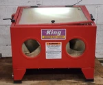 King Abrasive Blast Cabinet 4004-0 5-15 Cfm 40-0PSI. Fixed Price $180.00.