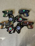Set Of 4 Armogear Laser Battle Infrared Tag Guns With Vests Tested. Fixed Price $39.99.
