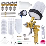 Hvlp Spray Gun With 10PCS 600ML Disposable Paint Cups, NOZZLES,1.4/1.7/2.0/.... Fixed Price $78.54.