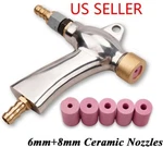 Sandblaster Gun Air Blasting Ceramic Nozzles Kit For Cabinet. Fixed Price $40.50.