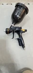 Devilbiss DV1 Hvlp Spray Gun Basecoat 1.3MM Black W/ Air Gauge. Fixed Price $200.00.