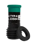 Clemco 23504 TYP-6 Tungsten Cabide Short Venturi Style Nozzle, 3/8" Orifice. Fixed Price $135.00.