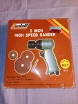 5 Inch Ludell Pneumatic Sander Air Tool W/ Original Box Nos?. Fixed Price $42.00.