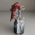 Astro Pneumatic Tool Mp 4008 Paint Spray Gun With Cup Red Handle New. Fixed Price $65.88.