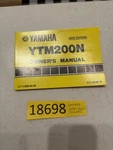 1985 Yamaha YTM200N Tri-moto Owners Manual Oem. Fixed Price $24.95.