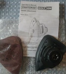 Craftsman Bolt-on 20V Sander Attachment With Sanding Pads. Never Used.. Fixed Price $22.00.