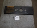 Toro 55-9350 (104-2771) Plastic Control Panel CCR2000 (38180). Fixed Price $20.00.