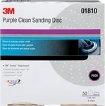 3M 01810 Purple Clean Sanding Disc 6" P500 Grit Automotive. Fixed Price $43.50.