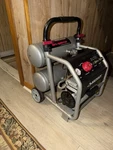 Husky Portable Dual Tank Air Compressor 80% Quieter Black/silver. Fixed Price $250.00.