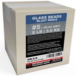 #5 Glass Beads 8 Lb Or 3.6 Kg Blasting Abrasive Media (coarse To Medium) 40-. Fixed Price $51.97.