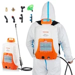 Vevor Battery Powered Backpack Sprayer, 090 Psi Adjustable Pressure, 4 Gallon.... Fixed Price $121.56.