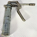 Vintage Mini Grease Gun Lubricant Garage Car Piston Unimite Tool Omaha Nebraska. Fixed Price $38.00.