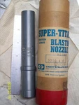 6" 3000-4F Tungsten Carbide 1/4" Bore Sandblast Shotblast Blasting Nozzle. Fixed Price $90.00.