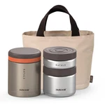 Ka Rafale Gold Metal Thermal Cooler Bento Lunch Box Insulated Storage Bag. Fixed Price $48.90.