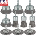 10 Pcs Wire For Drill, Coarse Carbon Steel Crimping Wheel Brush, 1/4. Fixed Price $16.87.