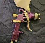 Central Pneumatic Hvlp Touch Up Spray Gun 1/4"-18NPS Lnlet 45PSI #46719. Fixed Price $25.00.