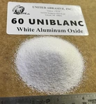 White Aluminum Oxide: 10 Lb - 60 Grit Abrasive Grain High Purity 99.5% Minimum. Fixed Price $55.00.