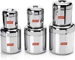 Stainl Steel Vertical Utility Canisters/ubha Dabba/stora. Fixed Price $92.29.