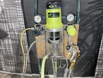 Sames Kremlin Max Wall Mount Airmix Pump System 10C18 With Xcite Gun!!. Fixed Price $2800.00.