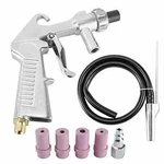 Air Siphon Feed Gun Nozzle With Ceramic Tips For Sandblast Cabinets. Fixed Price $21.84.