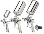 Titan 19220 4 Piece Hvlp Triple Setup Spray Primer Topcoat Detail Gun Kit. Fixed Price $177.81.