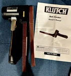 Klutch Mini Bandfile Belt Air Sander, 15,000 Rpm, 3.5 Cfm. Fixed Price $118.00.