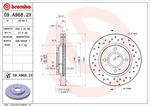 Brembo 09.A968.2X Brake Disc Ford. Fixed Price $109.68.
