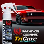Ceramic Car Coating Spray High Gloss Superior Tricure Paint Protection - Kit. Fixed Price $36.95.