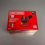 Craftsman V20 Orbital Sander, Cordless, 12,000 Opm, Bare Tool Only (CMCW220B). Fixed Price $57.99.