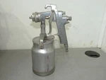 Devilbiss Mgb 501 Paint Spray Gun With #45 Cap & Kr Cup Untested Sold As Is!. Fixed Price $59.99.