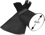 Neoprene Gloves For Sandblasting Sandblaster Cabinet 6" X 24" Made. Fixed Price $54.93.