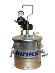 Binks 83Z-211 Paint Tank 2.8 Gal. Zinc Plated Steel Pressure Pot With Agitator. Fixed Price $1649.95.