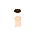 Itw Devilbiss DPV-34-000-K50 34OZ/1000ML Cup, No Mesh Lid, Kit (DPV34000K50). Fixed Price $139.72.