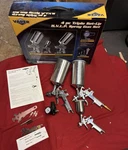 Used Titan 19220 Vaper 4PC Triple Set Up Hvlp Paint Spray Gun. Fixed Price $50.00.