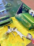 Atom Mini X16 Hvlp Spray Gravity Feed Auto Paint + Free Gunbudd. Fixed Price $269.95.