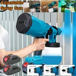 With 2 Batteries High Pressure Cordless Paint Sprayer Electric Hvlp Gun Us. Fixed Price $35.99.
