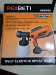 Electric Spray Gun For Furniture, Cabinets Walls, And Fences Rexbeti REX043. Fixed Price $48.50.