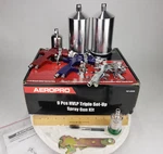 Aeropro Spray Kit Tcp G7000 3 Guns Regulator Filter 1MM 1.4MM 1.8MM Hvlp. Fixed Price $74.95.