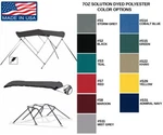 7.6OZ Boat Bimini Top 3 Bow Bass / Suntracker H 2000 2007. Fixed Price $605.42.