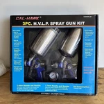 Cal-hawk Pc Hvlp Spray Gun Kit Paint CZSGHL3P **new Open Box 1.4 & 1.7MM. Fixed Price $135.93.